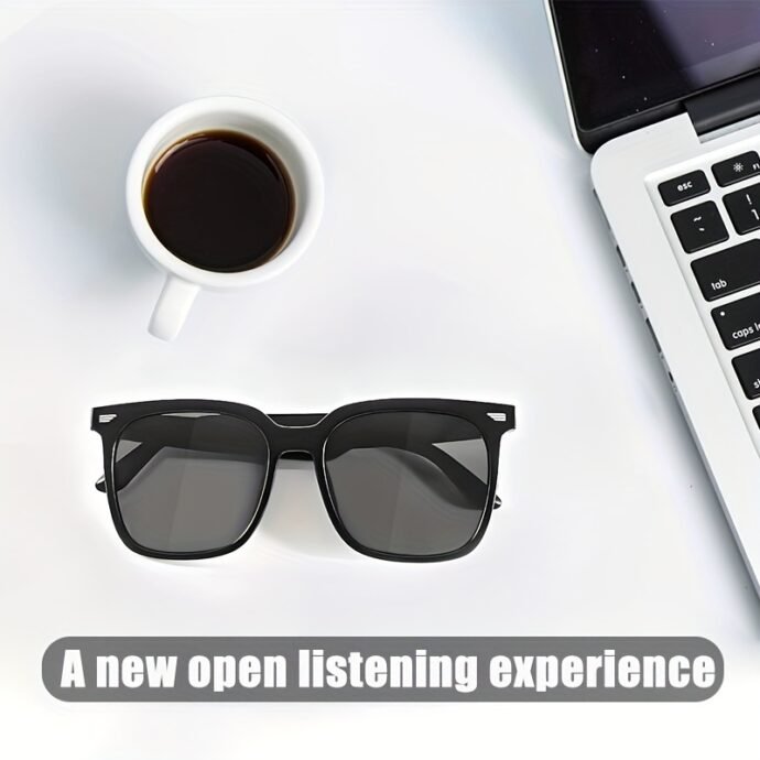 ⁦• Smart Glasses Bluetooth with Speakers⁩ - الصورة ⁦4⁩