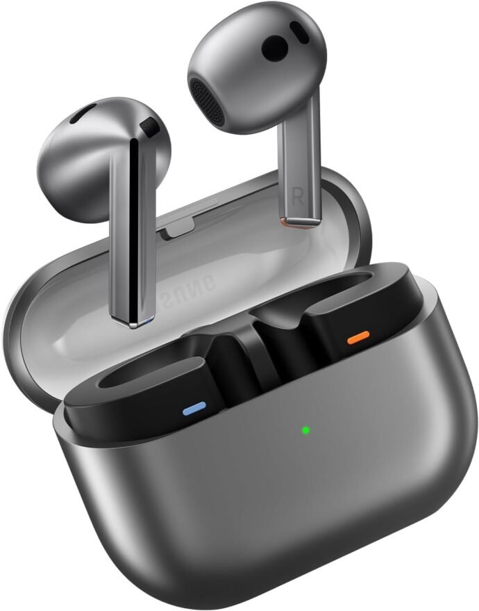 ⁦"	Samsung Galaxy Buds 3 Pro semi original Silver"⁩ - الصورة ⁦5⁩